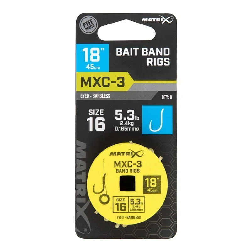 Sprawdź teraz Przypony Matrix MXC-3 Bait Band Rig 18" / 45cm - roz. 12