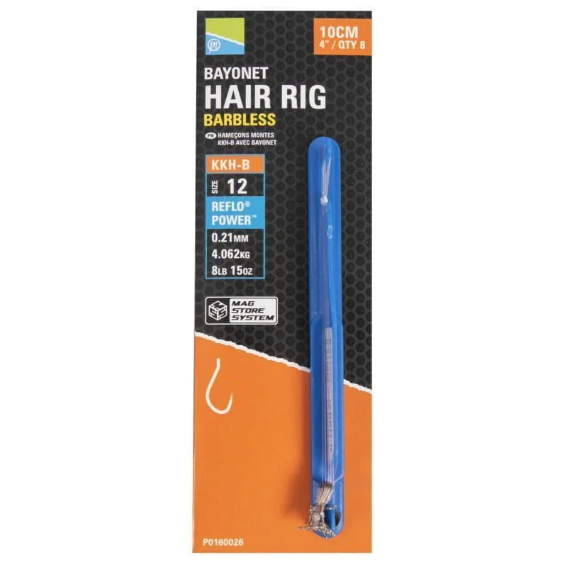 Przypony Preston KKH-B Mag Store Hair Rigs - 4" / Bayonrt / roz.10 Cena promocyjna