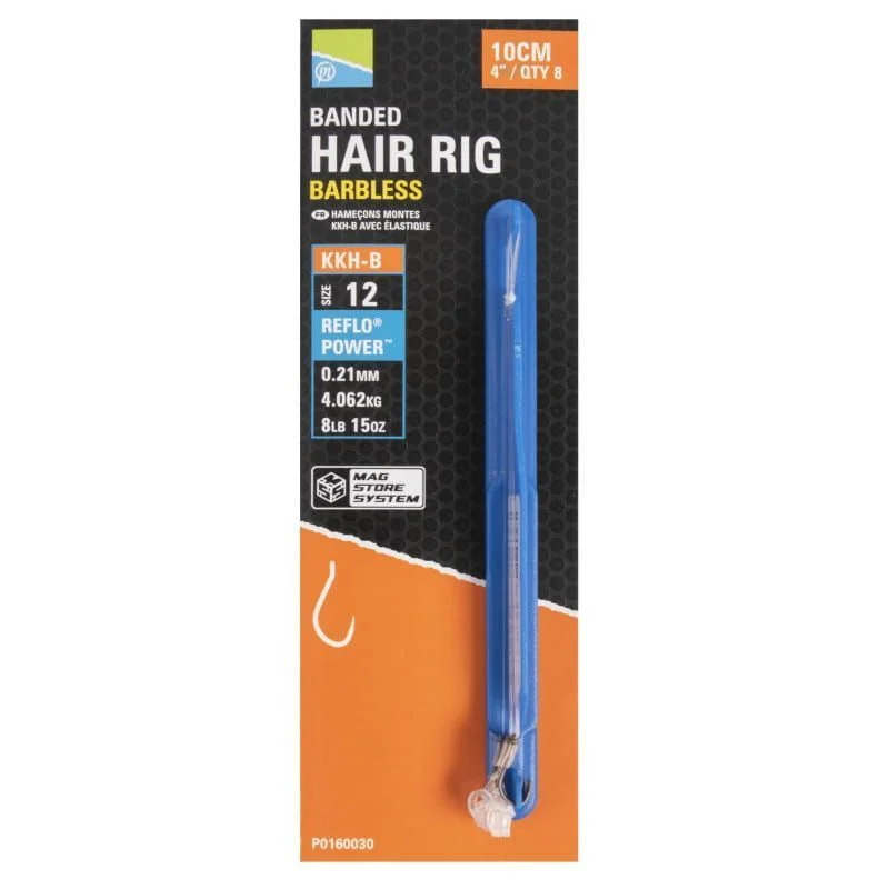 Dostępne od ręki KKH-B BANDED MAG STORE HOOKLENGTHS -10CM/4" - 12