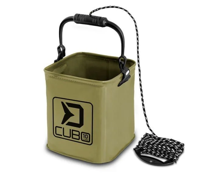 Tani Składane wiadro Delphin CUBO, 5L + 5m