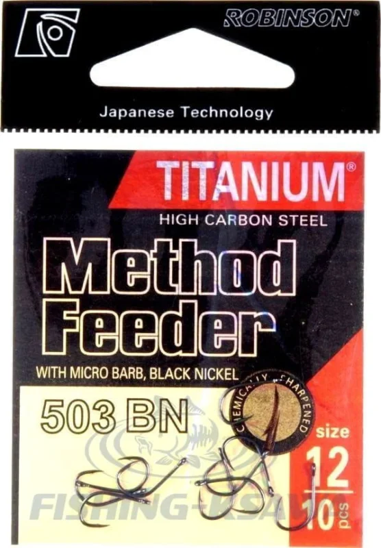 Nowość Haczyk Robinson Titanium Method Feeder 503 #8
