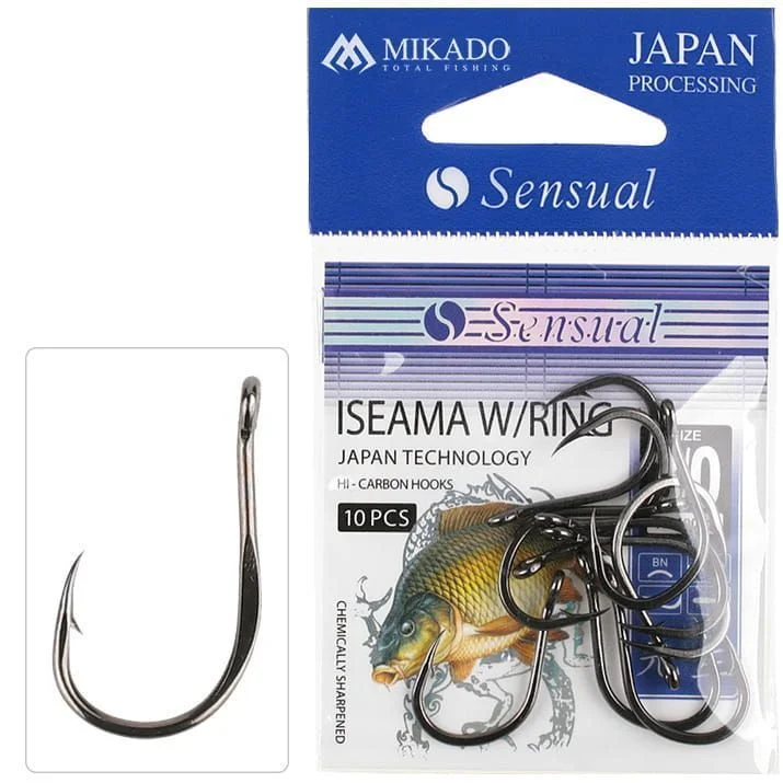 Hit sprzedaży Haczyk Mikado Sensual Iseama W/Ring #2 BN op.10szt.