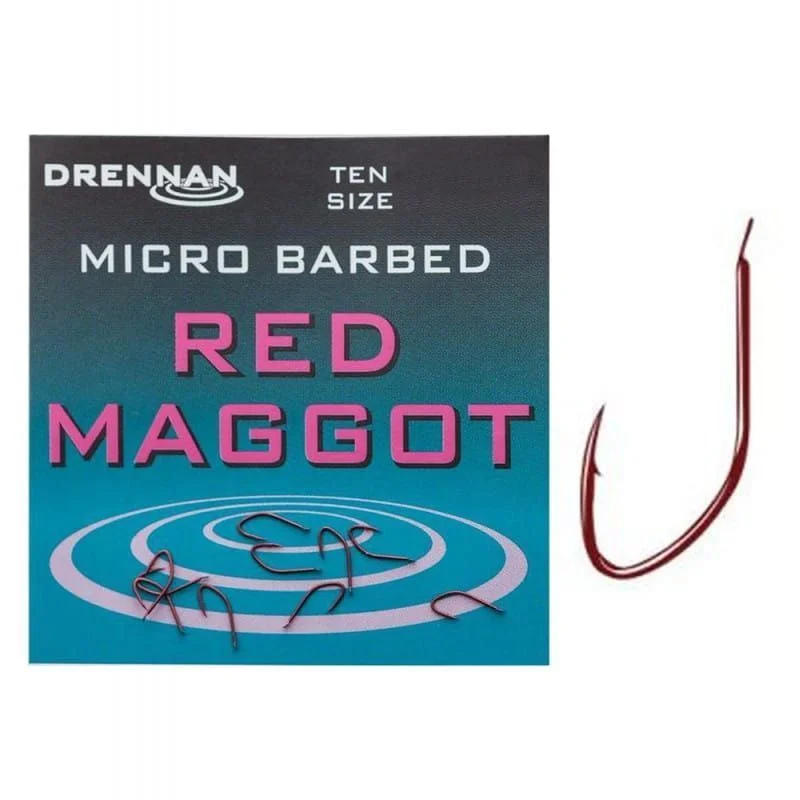 Zamów teraz Haczyki Drennan Red Maggot - roz. 18