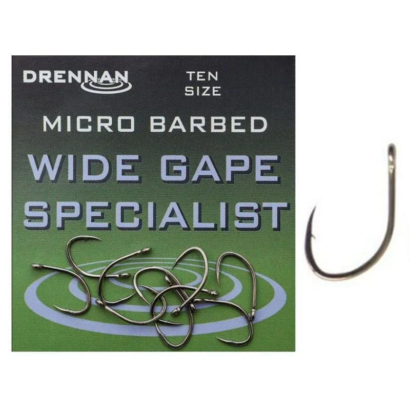 Haczyki Drennan Wide Gape Specialist - roz. 10 Wyjątkowa oferta