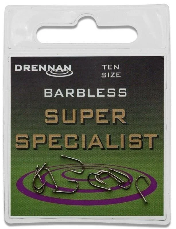 Premium Haczyki Drennan Barbless Super Specialist - roz. 18