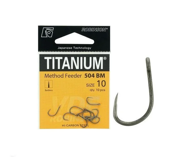Do wyczerpania zapasów Haczyki VDE-Robinson Titanium Method Feeder 504BM - roz.12 10szt.