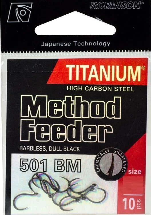 Haczyki Robinson Titanium Method Feeder 501 bezzadziorowe Oferta