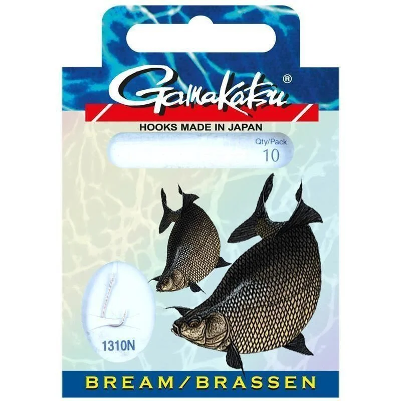 Ograniczona ilość Haczyki GAMAKATSU LS-1310 Bream rozmiar 10 45 cm 0,16 mm 10 szt.