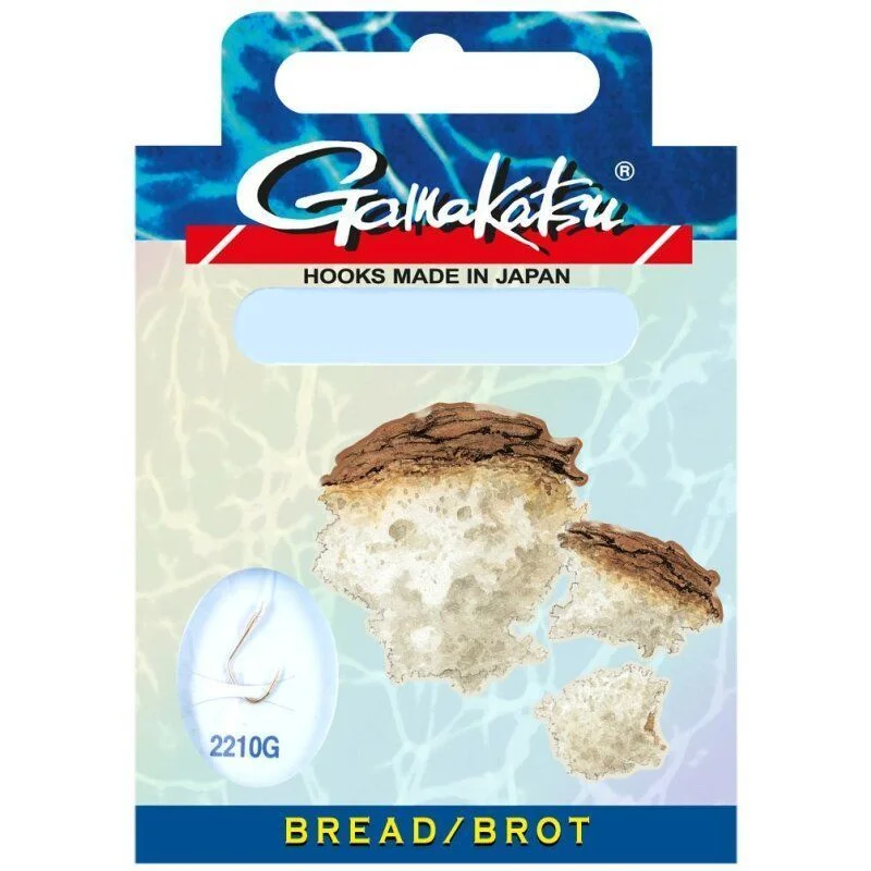 Haczyk GAMAKATSU BKS do chleba rozmiar 8 45cm 0.18mm Złoty 10szt. Oferta czasowa