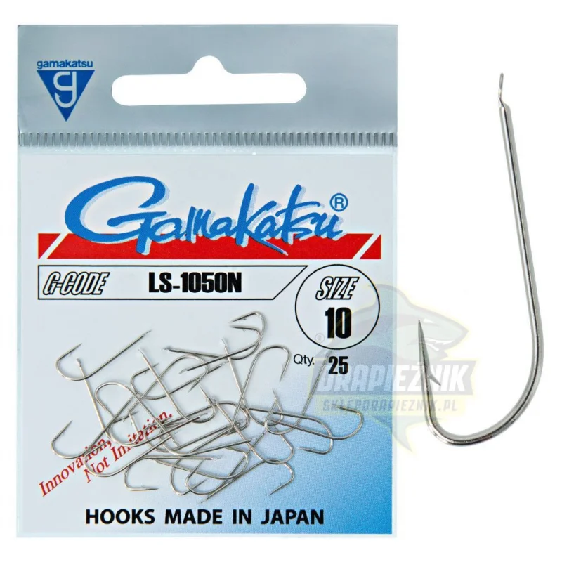 Haczyk Gamakatsu 1050N niklowy rozmiar 19 Popularny