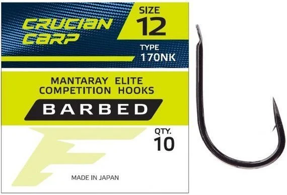 Haczyki Flagman Mintaray Crucian Carp Karp Hak Nr 14 0.52mm Nikiel Zadziorowe Obniżka ceny