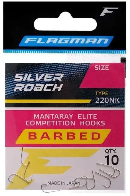 Hit cenowy Haczyki Flagman Mantaray Silver Roach Feeder Rozmiar 16
