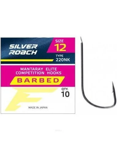Zniżka Haczyki Flagman Mantaray Silver Roach Feeder Hak Nr 20