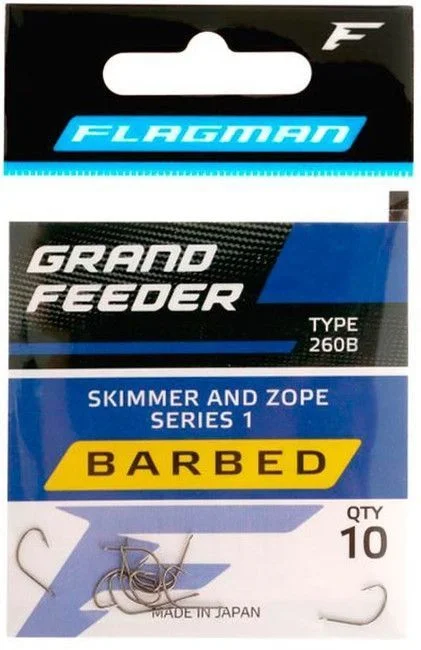Dostępne od ręki Haczyki wędkarskie Flagman Grand Feeder Skimmer and Zope Series 1 nr 14