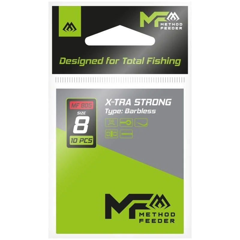 Haczyki MIKADO X-TRA Strong Bezzadziorowe rozmiar 6 Oferta czasowa