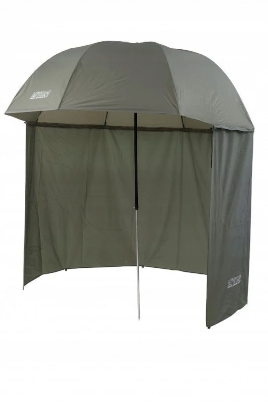 Wyjątkowa oferta Parasol MIVARDI Umbrella Green PVC + Side Cover 2.5m