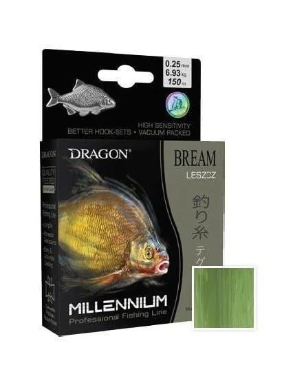 Żyłka DRAGON Millenium / Made In Japan LESZCZ 0.28 MM/8.54 KG ZIELONA 125 M Dodaj do koszyka