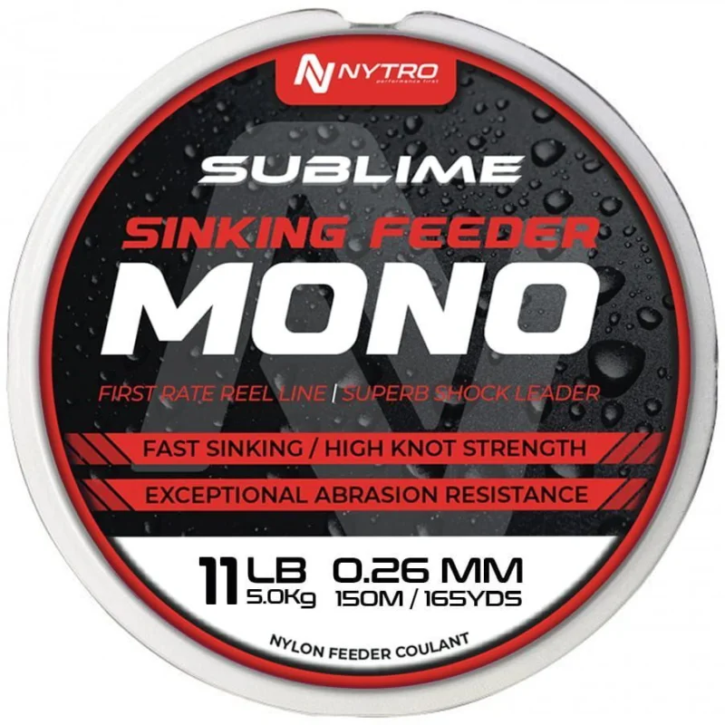 Żyłka SUBLIME SINKING FEEDER MONO 0,26mm/150m Obniżka ceny