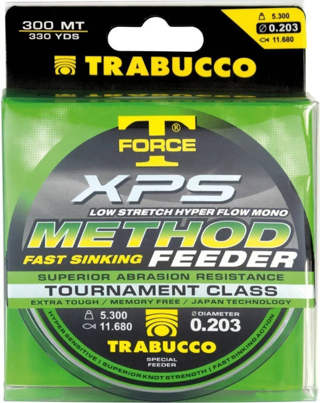 Dostępne od ręki Żyłka Trabucco XPS Method Feeder 0,221mm / 300m