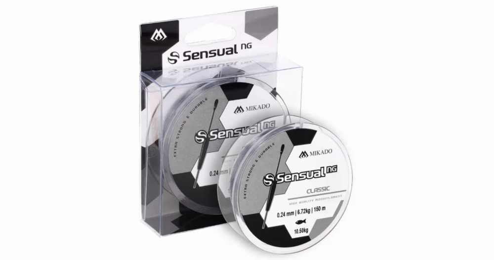 Żyłka Mikado Sensual Classic 0.14mm/3.5kg/150m - Transparentna Łatwy zwrot