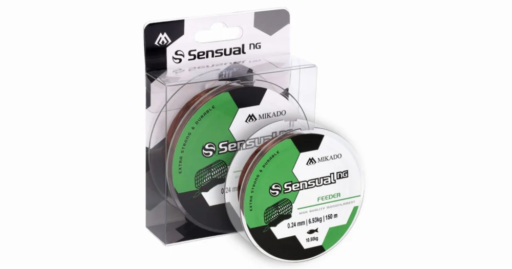 Wyprzedaż Żyłka Mikado Sensual N.G Feeder 0.18mm/6.5kg/150m - Brązowa