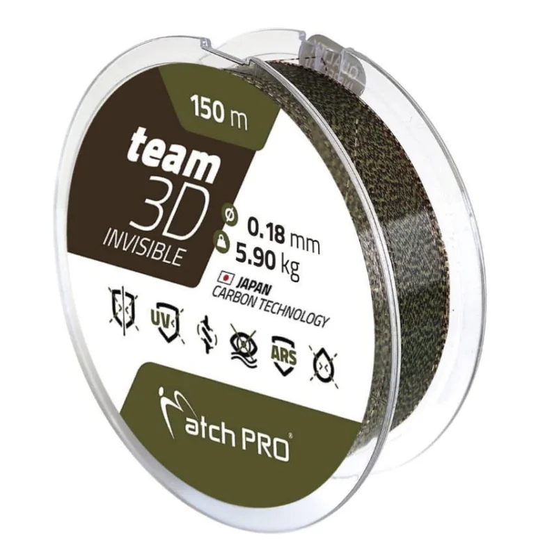 Rabat Żyłka Team Matchpro 3D Invisible 0,20mm / 150m