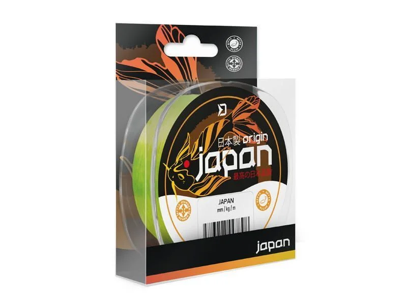 Ograniczona ilość Żyłka Delphin JAPAN Origin Fluo żółta 0,203mm 3,49kg 200m