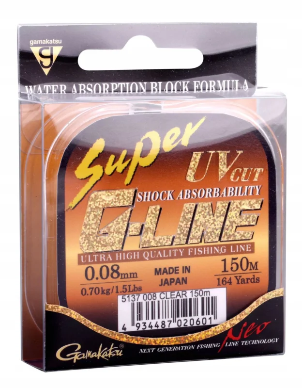 Wyprzedaż Żyłka Gamakatsu Super G-Line Neo150m 0.28mm 7.1kg