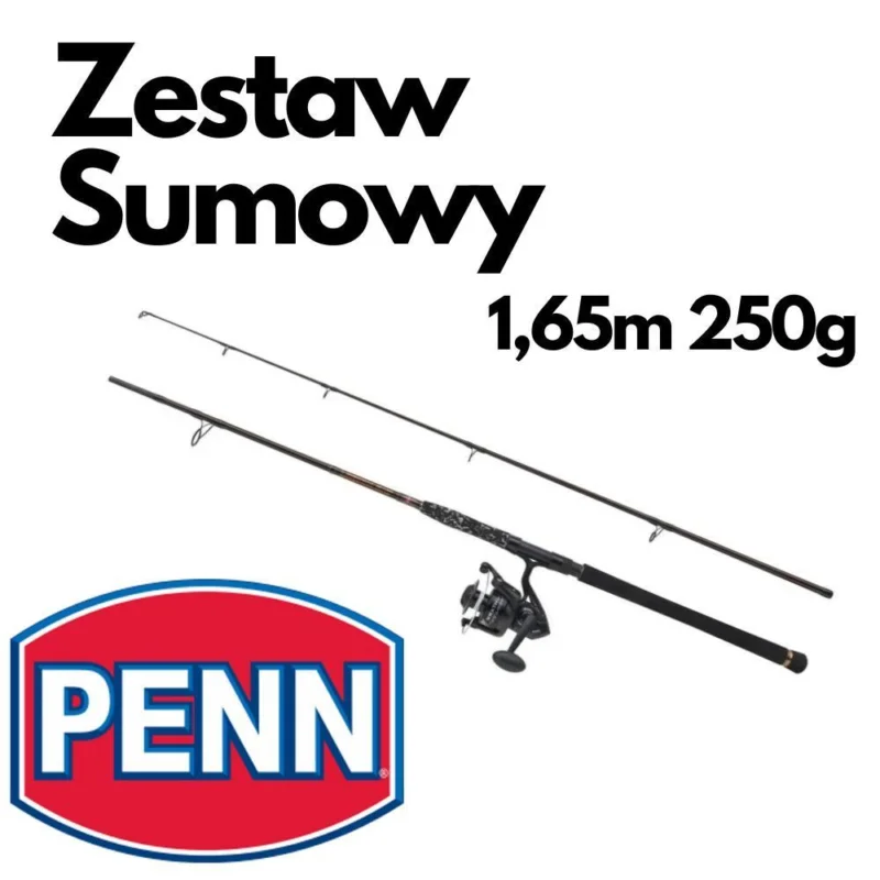 Obniżka ceny Zestaw Sumowy Penn LGN CAT Belly 1,65m / 250g + 5000 CMB