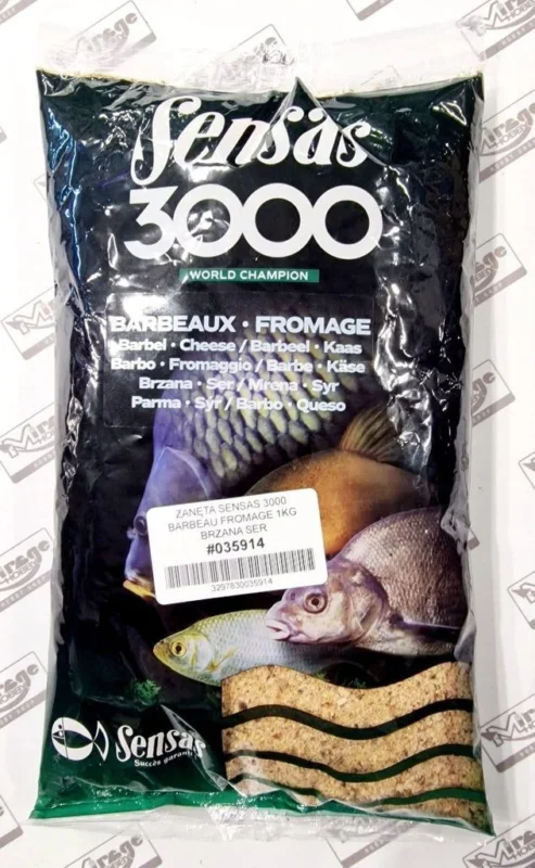 Okazja Zanęta Sensas 3000 Barbeau Fromage 1kg Brzana