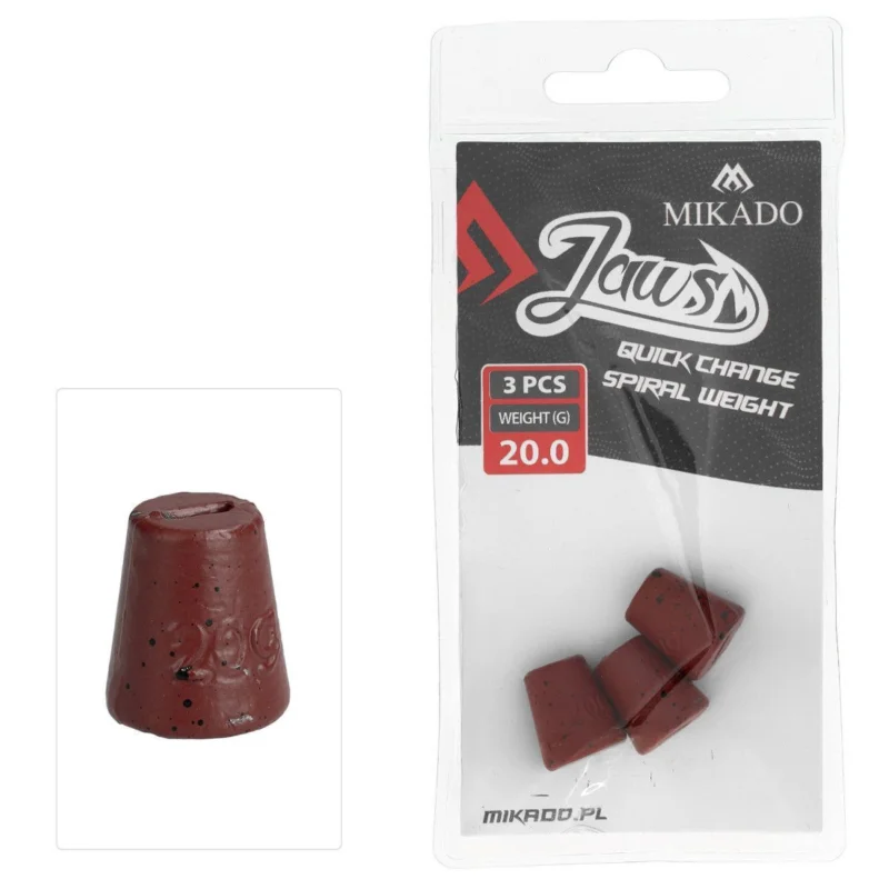 Darmowa dostawa Obciążenie do Wkrętów Mikado Jaws Quick Change Spiral 15g 3szt.