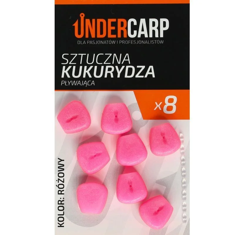 Undercarp Sztuczna kukurydza pływająca różowa Szybka wysyłka