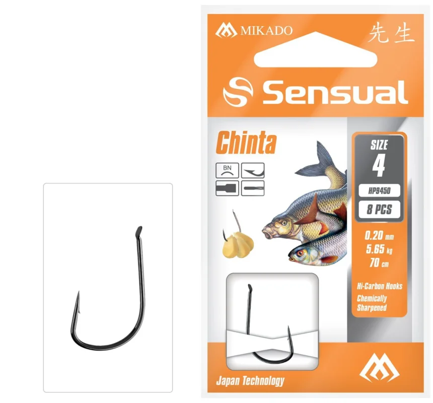Cena promocyjna Przypon Mikado Sensual Chinta #14 BN żyłka:0,12mm/70cm op.8szt.