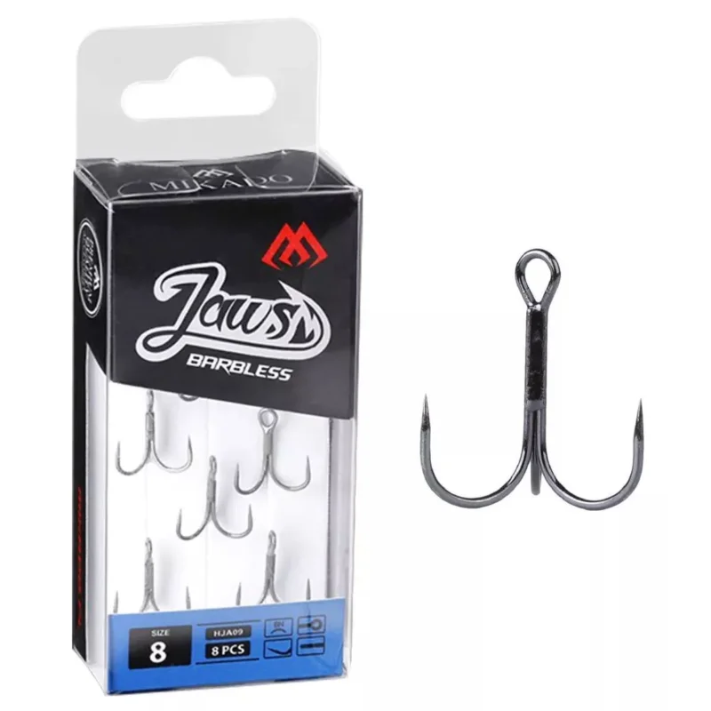 Tani Kotwiczki Mikado Jaws Barbless - roz.10 8szt.