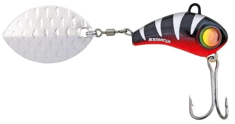 Nowy Wirujący ogonek Konger Boogie 5.2cm 6g Black Perch