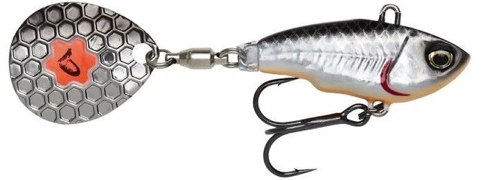 Bezpieczne zakupy Wirujący Ogonek Savage Gear FAT TAIL SPIN NL 5.5CM 6.5G S DRT S Dirty Silver Tonący (S)