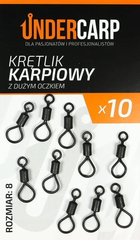 Dodaj do koszyka Undercarp Krętlik karpiowy z dużym oczkiem size 8