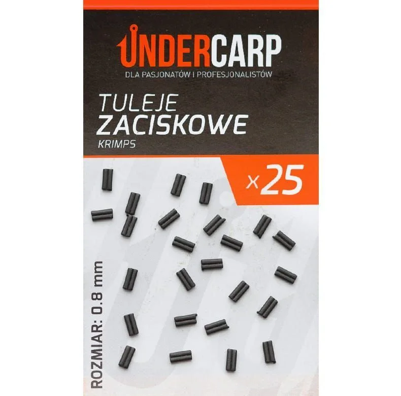 Nowość Undercarp Tuleje zaciskowe Krimps 0.8 mm