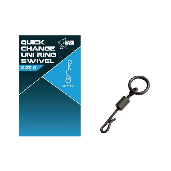 Nash Quick Change Ring Swivel Size 8 Hit cenowy