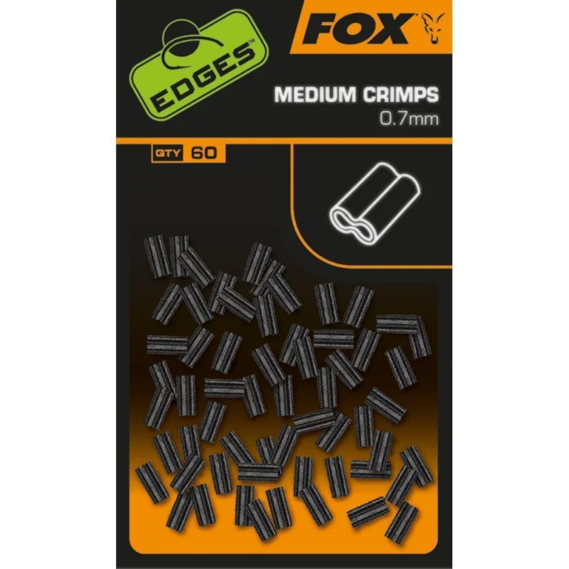 Oferta czasowa Zaciski Fox Edges Crimps Medium 0,7mm / 60szt.