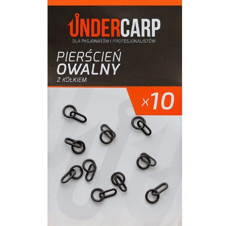 Ostatnie sztuki Undercarp Pierścień owalny z kółkiem