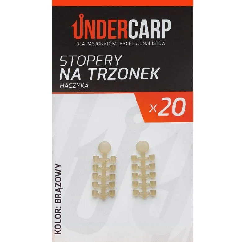 Undercarp Stopery na trzonek haczyka brązowy Oferta limitowana