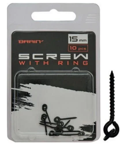Darmowa dostawa Brain Screw With Ring 15mm 10szt.