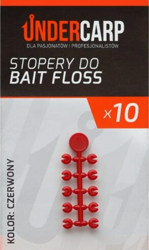 Rabat Stopery Undercarp Bait Floss czerwony
