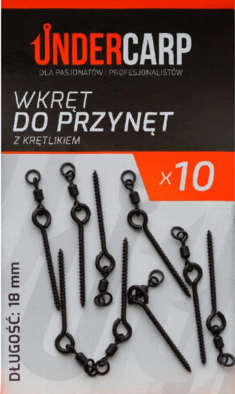 Nowy Wkręt Undercarp z krętlikiem 18 mm
