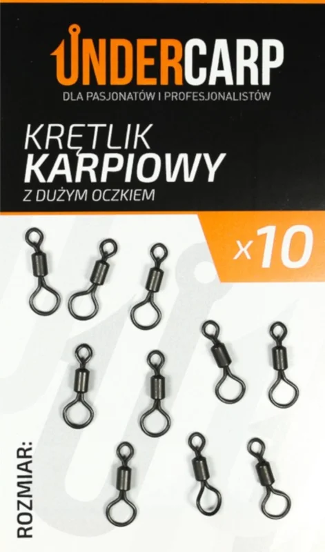 Taniej Krętlik Undercarp karpiowy z dużym oczkiem 11