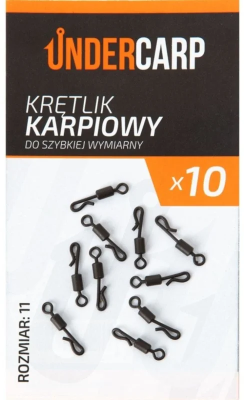 Krętlik Undercarp karpiowy do szybkiej wymiany rozmiar 11 Szybka dostawa