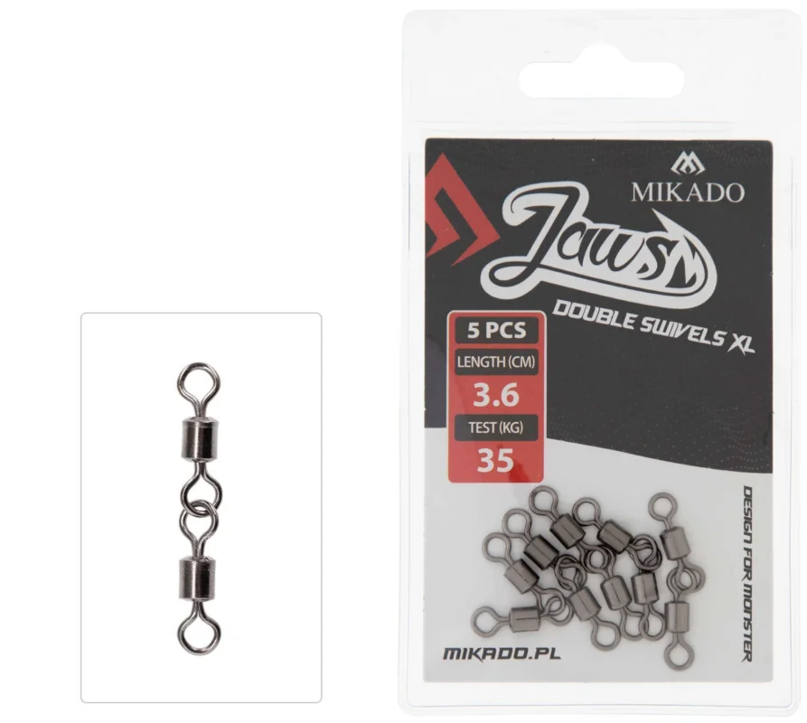 Krętlik Mikado Jaws Double Swivels 3.6cm 35kg XL Bestseller