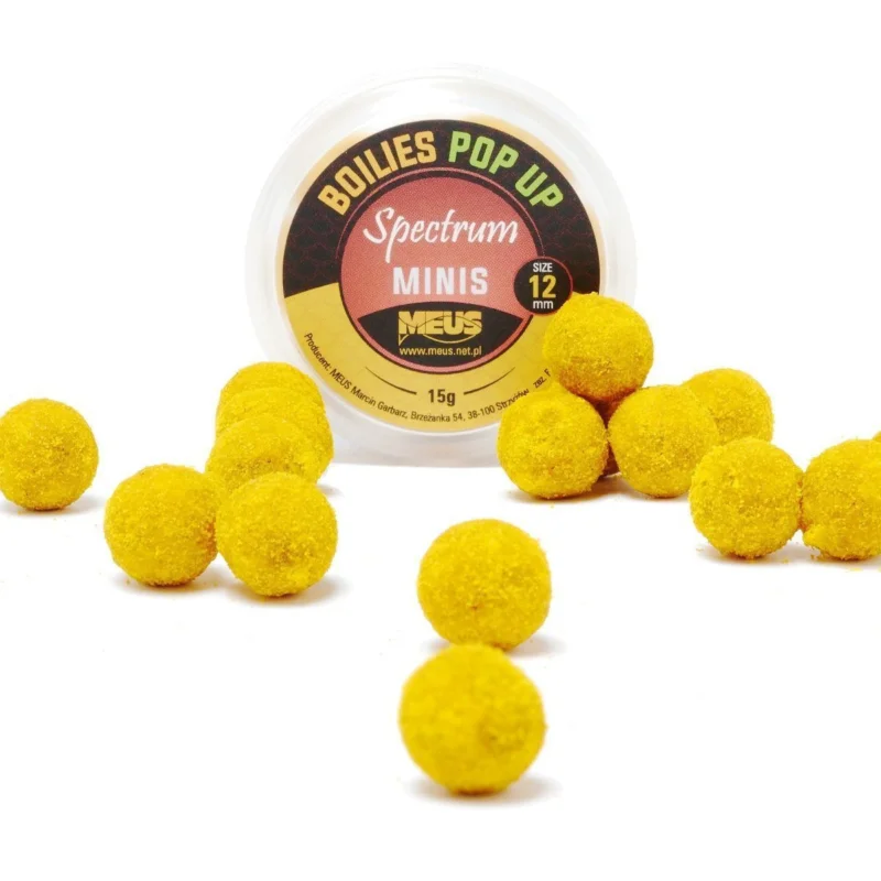 Kulki Pop Up Spectrum 12mm Słodka Kukurydza MINIS 15g Wysoka jakość