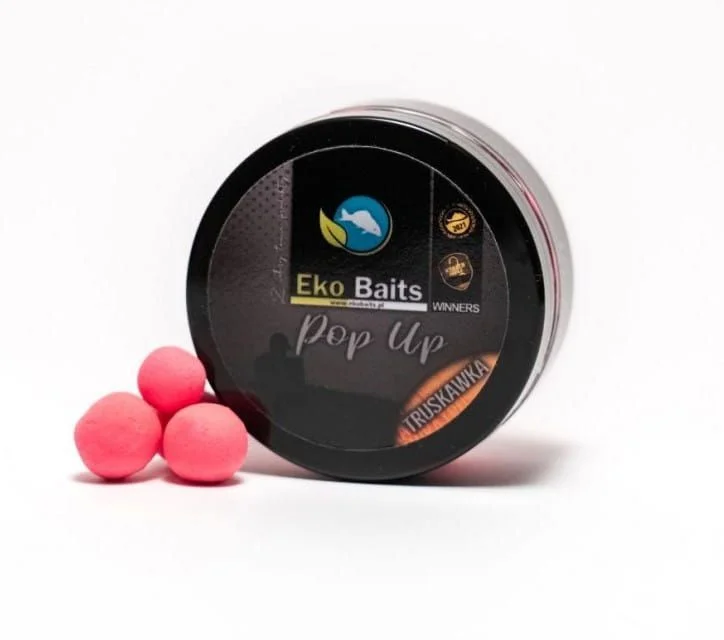 Zniżka Kulki Pop-Up Eko Baits Truskawka 12/16mm - 100ml